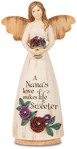 Nana by Simple Spirits - 6" Angel Holding Flower Pot