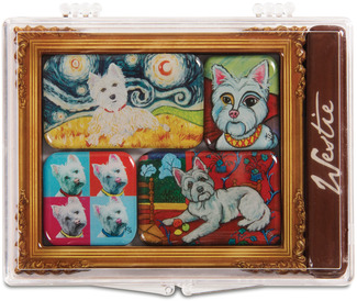 West Highland Terrier by Paw Palettes - 3.125" x 4.125" Magnet Set