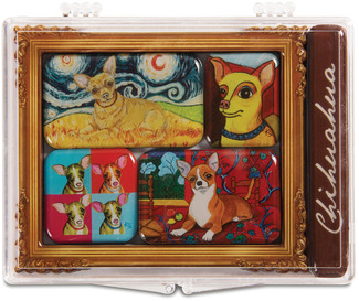 Chihuahua by Paw Palettes - 3.125" x 4.125" Magnet Set