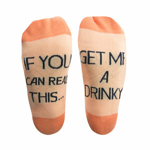 Drinky by Salty Celebration - Ladies Cotton Blend Sock