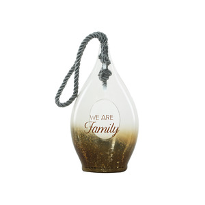 Family by Lots of Lanterns - 11.5" Bronze Glass Lantern