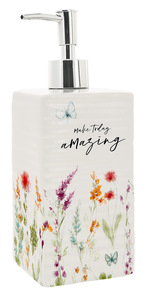Amazing by Meadows of Joy - Ceramic Soap/Lotion Dispenser