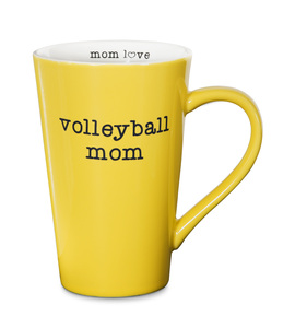 Volleyball Mom by Mom Love - 5.5" -  18 oz Latte Mug