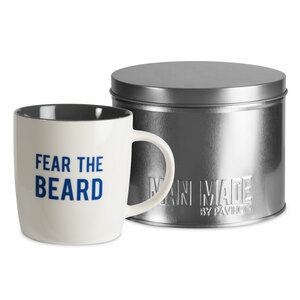 Fear the Beard by Man Made - 12 oz Cup with Gift Tin