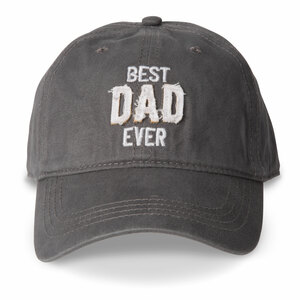 Best Dad by Man Made - Dark Gray Adjustable Hat