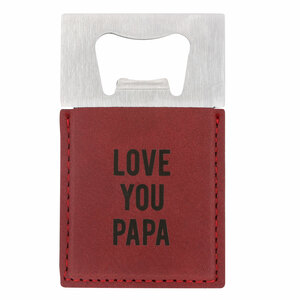 Papa by Man Made - 2" x 3.5" Bottle Opener Magnet