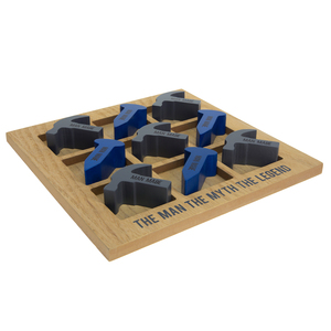 The Legend by Man Made - 9.75" MDF Tic-tac-toe Set