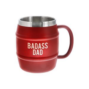 Badass by Man Made - 15 oz. Stainless Steel Double Wall Stein