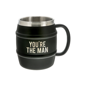 The Man by Man Made - 15 oz. Stainless Steel Double Wall Stein