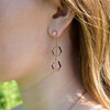 Rose Water Opal - Rose Gold Hexagon by H2Z Made with Swarovski Elements - Model2