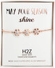 Crystal Snowflake
in Rose Gold by H2Z Made with Swarovski Elements - 