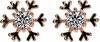 Crystal Snowflake
in Rose Gold by H2Z Made with Swarovski Elements - Alt3
