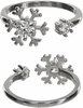 Crystal Snowflake
in Rhodium by H2Z Made with Swarovski Elements - Alt