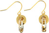 Crystal Golden Shadow Cosmic by H2Z Made with Swarovski Elements - Alt