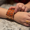 Gold & Orange by H2Z Filigree Jewelry - Model