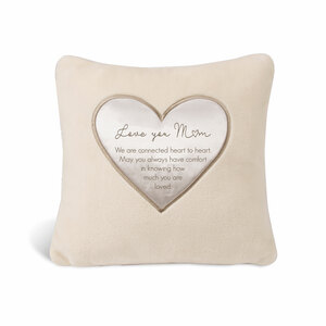 Mom by Comfort Blanket - 16" Royal Plush Pillow