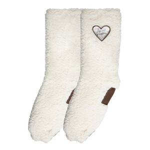 Special Grandma by Comfort Collection - One Size Fits Most Sherpa Slipper