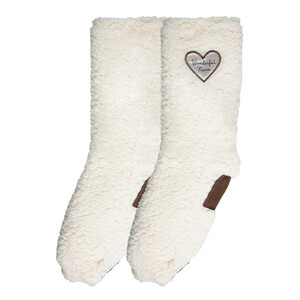 Wonderful Nana by Comfort Collection - One Size Fits Most Sherpa Slipper