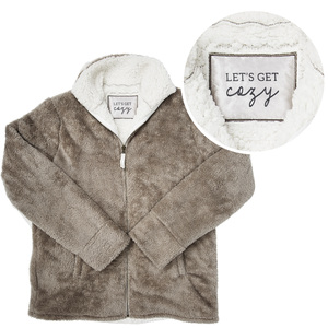 Cozy by Comfort Collection - S/M Unisex Fleece Full Zip Sweatshirt