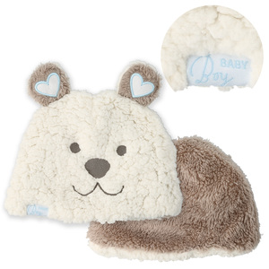 Baby Boy by Comfort Collection - One Size Fits Most, Baby Bear Hat