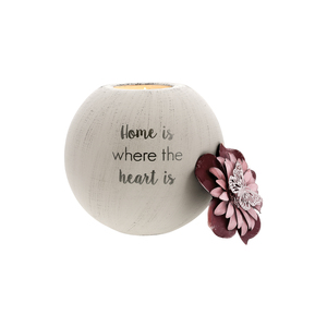 Home by Comfort Collection - 5" Round Tealight Candle Holder