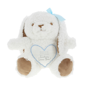 Somebunny Blue Plush by Comfort Collection - 9.5" Plush Bunny