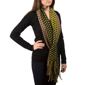 Chartreuse by H2Z Scarves - Interlocking Scarf