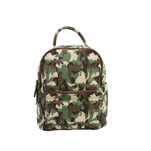 Alex Moss by H2Z Handbags - Canvas Camo Backpack