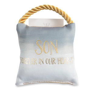 Son by Butterfly Whispers - 4.5" Memorial Pocket Pillow