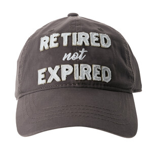 Not Expired by Retired Life - Gray Adjustable Hat