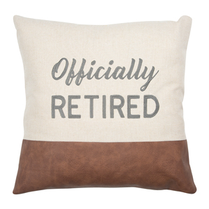 Officially by Retired Life - 18" Pillow