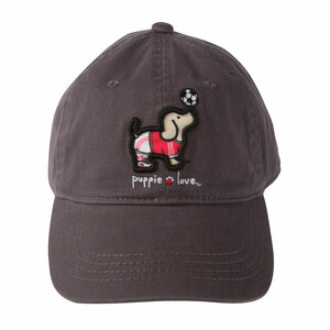 Soccer by Puppie Love - Dark Gray Adjustable Hat