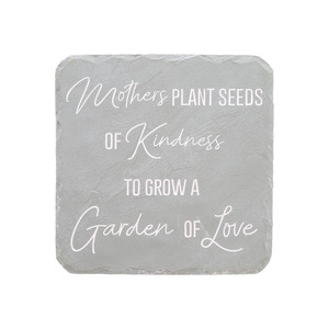 Mother's Garden by Stones with Stories - 7.75" x 7.75" Garden Stone