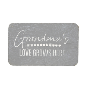 Grandma’s Love by Stones with Stories - 7" x 4.25" Garden Stone