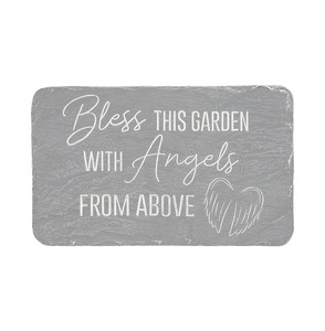 Angels from Above by Stones with Stories - 7" x 4.25" Garden Stone
