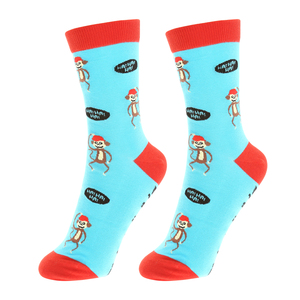 Going Bananas by Fugly Friends - S/M Unisex Cotton Blend Sock
