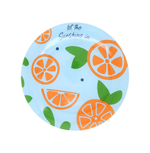 Oranges by Fruitful Livin' - 8" Glass Appetizer Plate