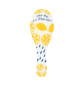 Lemons by Fruitful Livin' - 9.25" Glass Spoon Rest