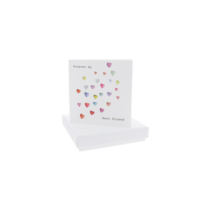 Best Friend by Crumble and Core - 7mm Sterling Silver Heart Stud Earrings