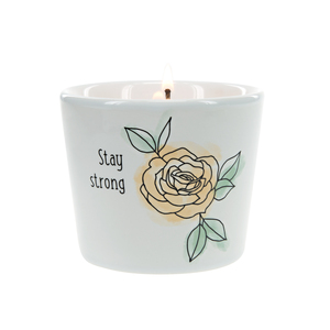 Stay Strong by Faith Hope and Healing - 8 oz - 100% Soy Wax Candle Scent: Tranquility