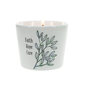 Faith Hope Cure by Faith Hope and Healing - 8 oz - 100% Soy Wax Candle Scent: Tranquility