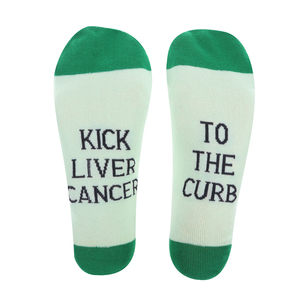 Liver Cancer by Faith Hope and Healing - S/M Unisex Sock