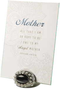 Mother by Simply Shining - 4" x 6" Jeweled Photo Frame