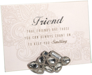 Friend by Simply Shining - 5" x 7" Jeweled Photo Frame