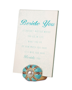 Beside You by Simply Shining - 4" x 6" Jeweled Photo Frame