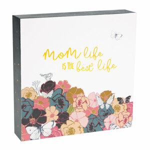 Mom Life by Heartful Love - 4.5" x 4.5" Plaque