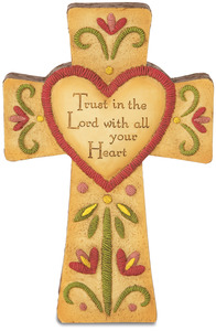 Trust in the Lord by Country Soul - 6" Self-Standing Cross