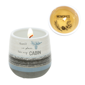 My Cabin by Wild Woods Lodge - 11 oz - 100% Soy Wax Reveal Candle
Scent: Tranquility