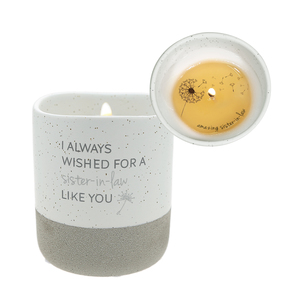 Sister-In-Law Like You by I Always Wished - 10 oz - 100% Soy Wax Reveal Candle
Scent: Tranquility