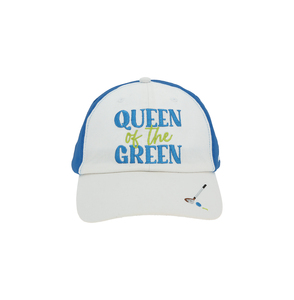 Queen of the Green by Queen of the Green - MHS - Dark Teal with White Adjustable Hat
